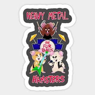 Heavy Metal Hamsters Sticker